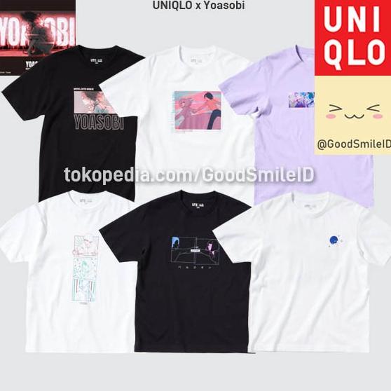 UNIQLO UT x Yoasobi T-SHIRT WANITA KAOS LENGAN PENDEK JASTIP