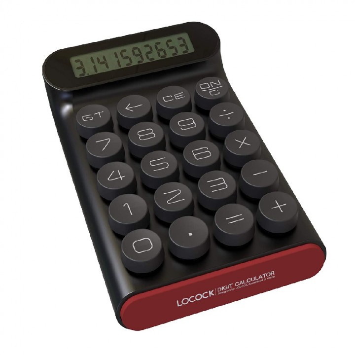 

VIA5998 - LOCOCK JS01 Mechanical Switch Button Calculator - Kalkulator 10 Digit