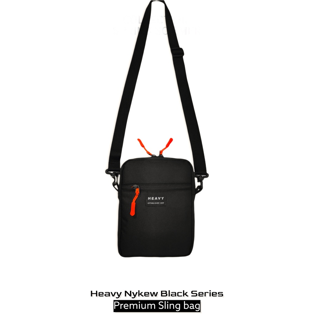 Tas Selempang Heavy Original Sling Bag Nykew Black Series