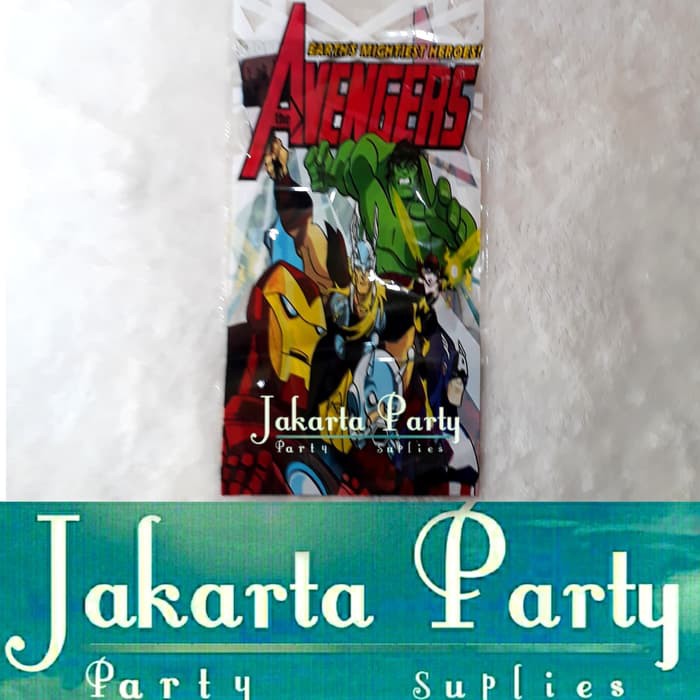 Plastik Snack Avengers / Plastik Bingkisan Avengers / Plastik Ultah