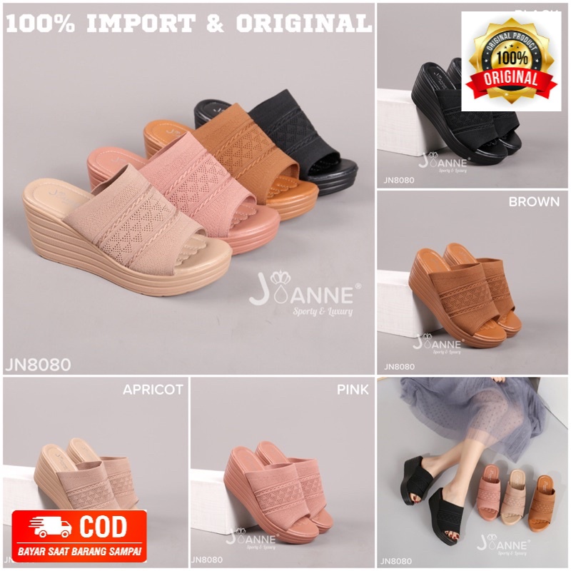 [ORIGINAL] JOANNE Wedges Sandals Sepatu Wanita #JN8080