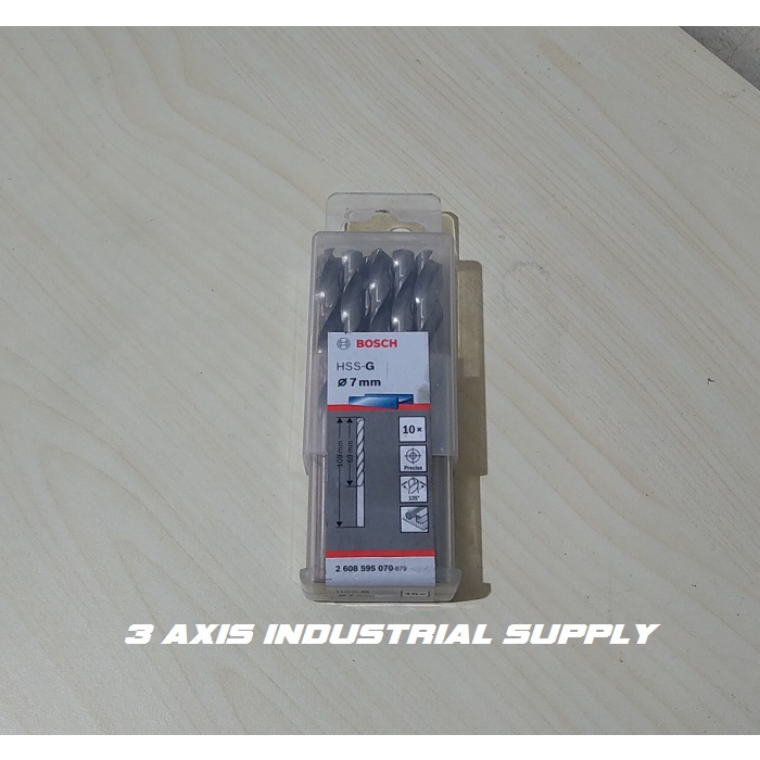 Bosch Mata Bor Besi HSS-G 7 mm - Drill Bit Bosch 7.0 mm Satuan