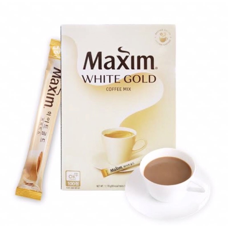 MAXIM COFFEE KOREA MOCHA GOLD ORIGINAL WHITE KANU LATTE KFOOD SERIES ICED MIX SACHET KOPI