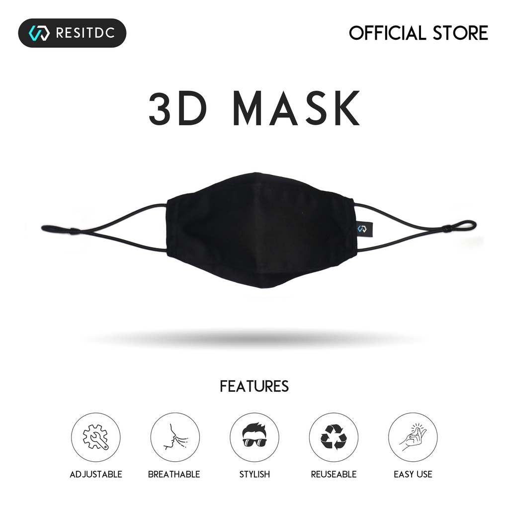 PROMO  Masker kain 3D / 3D Mask / Masker Reuseable
