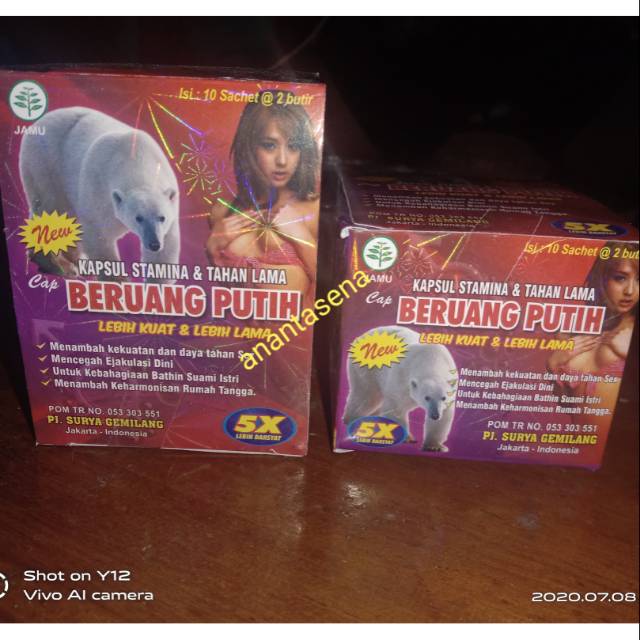 Beruang putih kapsul