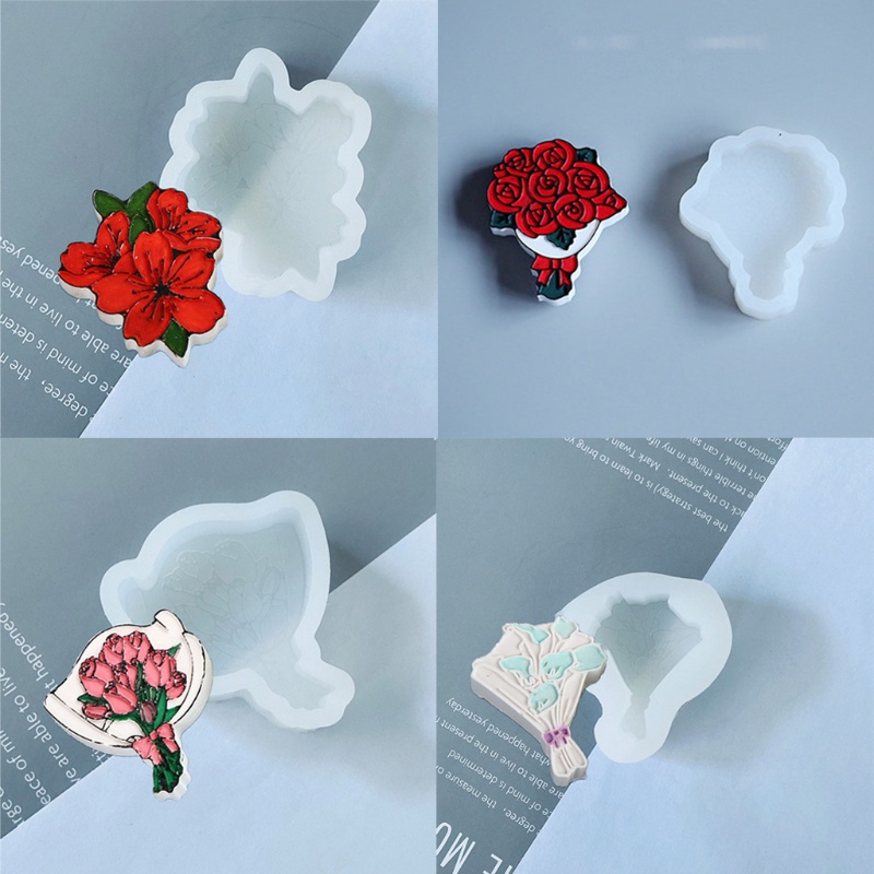 SIY  DIY Wedding Photos Bridal Bouquet Flower Mold Bride and Groom Silicone Resin Casting Mold Home Decor Art Crafts Tools