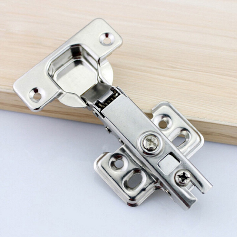 {LUCKID}1 x Safety Door Hydraulic Hinge Soft Close Full Overlay Kitchen Cabinet Cupboard