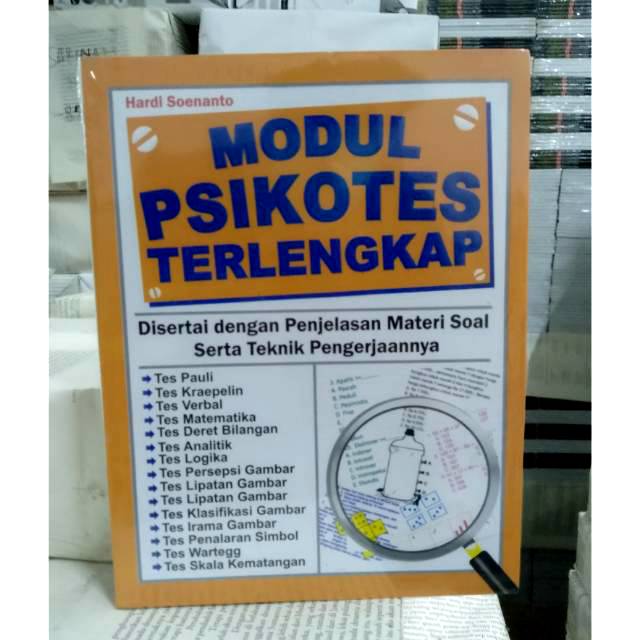 Modul Psikotes Terlengkap Hardi Soenanto Shopee Indonesia