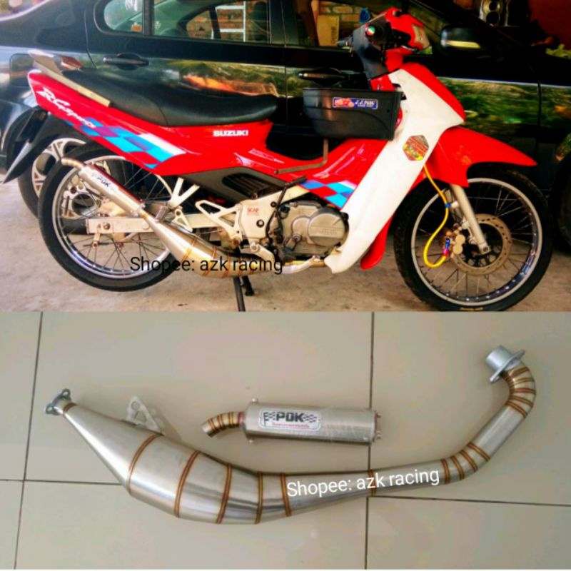 Knalpot Satria 2tak - Rgv 120, Rg sport, Rgx - 120r, 120s