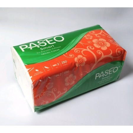 Tissue PASEO Smart Pack 250 Sheets / Tisu Kering PASEO 250 Lembar