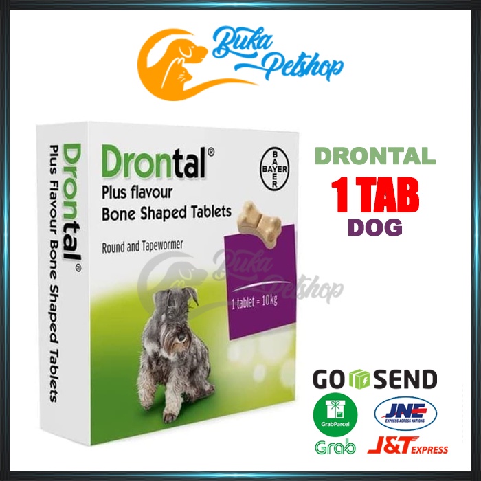 Obat Cacing DRONTAL Dog 1 Tablet