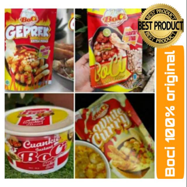 Boci - Baso aci mantap jiwa , Cuanki boci , boci geprek, boci White curry