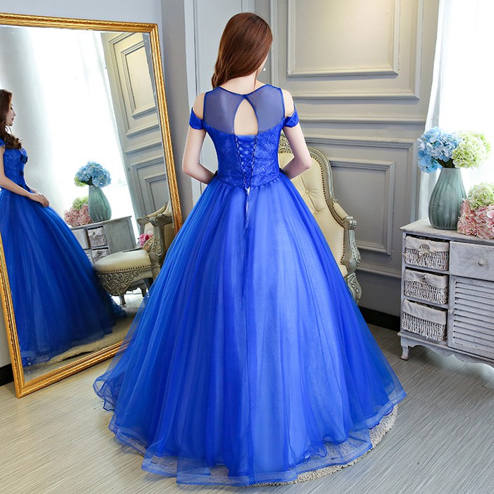 Gaun Pengantin 0131217 Biru Sabrina Wedding Gown Wedding Dress