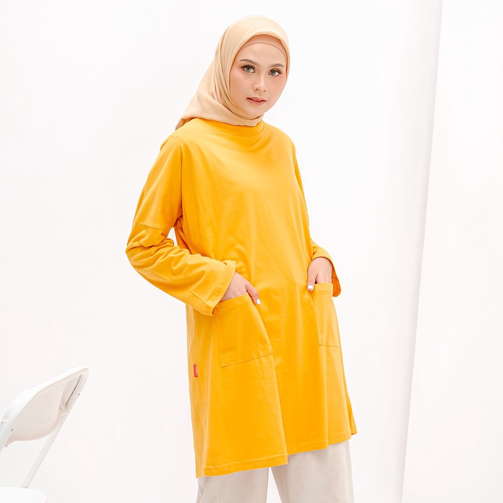 Dauky - M Tunik Relax Pocket / tunik polos dauky