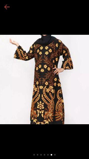 Batik Couple Keluarga Sania Ruffle Ori Ndoro Jowi Dnt Motif Cendrawasih