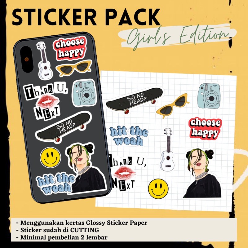 

(PART 5) STICKER HANDPHONE AESTHETIC CUSTOM CUTTING TUMBLR STICKER TERMURAH