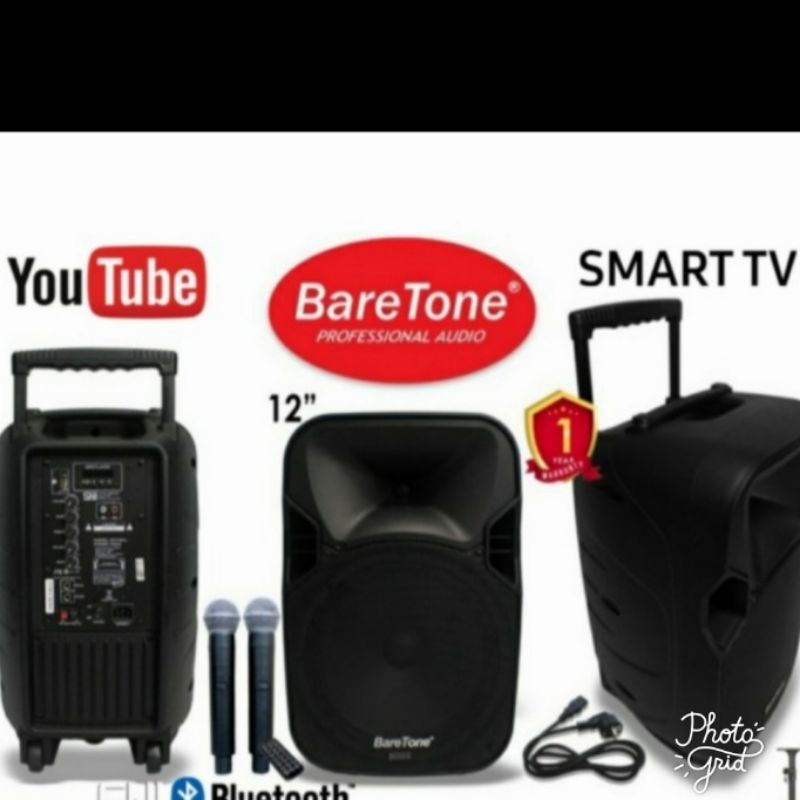 SPEAKER BARETONE PORTABLE SPEAKER 12INCH MAX 12AL BARETONE KARAOEKE