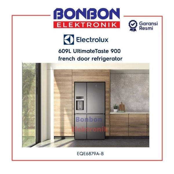 Electrolux Kulkas French Door EQE6879A-B / Multi Door EQE6879AB 609L