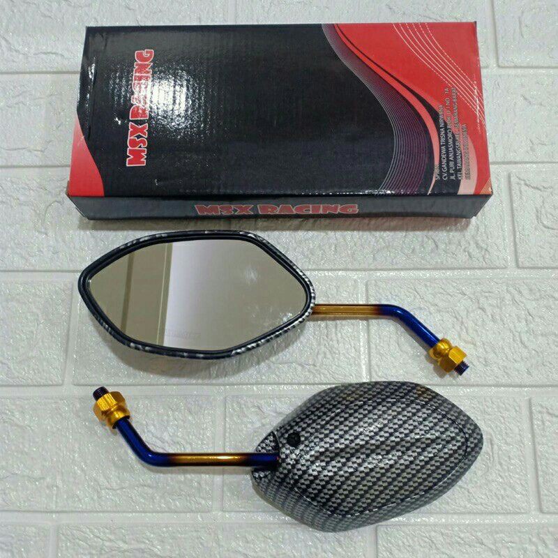 Spion Carbon Honda Beat Model Tangkai Tanggung Twotune