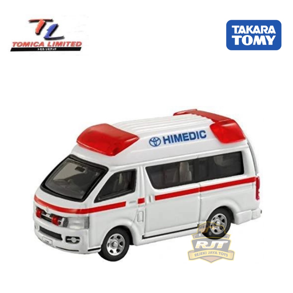 Takara Tomy Tomica Limited 0105 TOYOTA HIMEDIC Diecast Mobilan Toys Mainan
