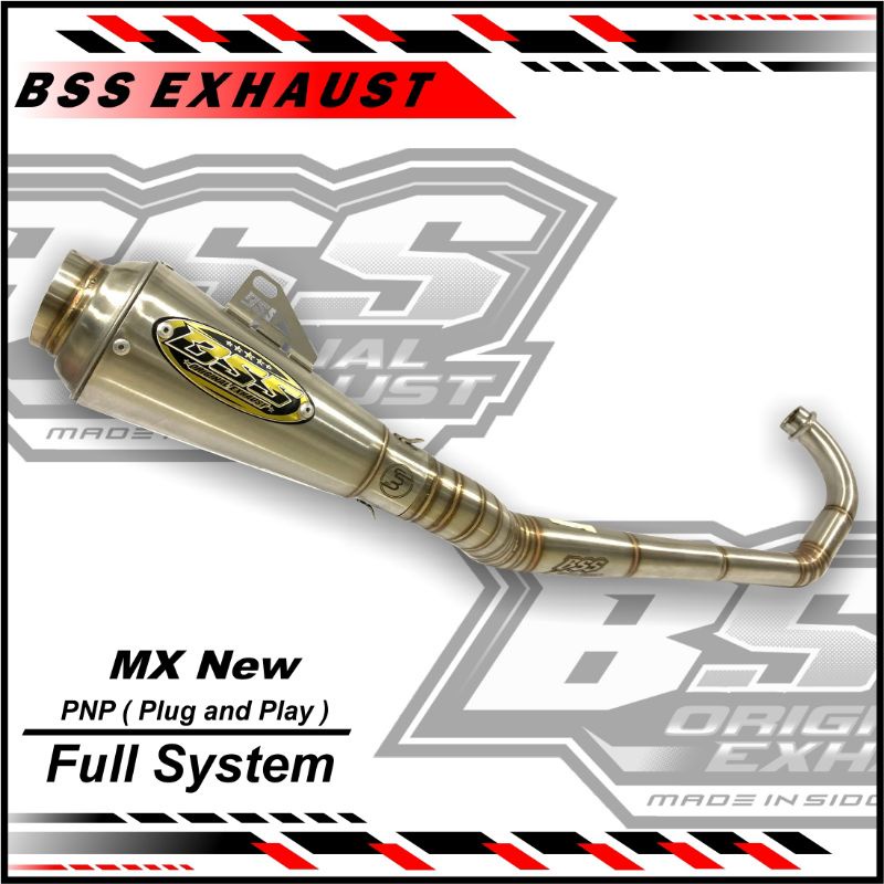 Knalpot BSS Mx New Original BSS
