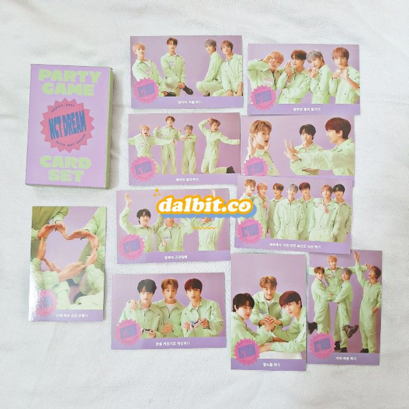 NCT DREAM 2021 SEASON'S GREETINGS (SG21) GAME CARD SET (UNIT & GROUP ONLY)