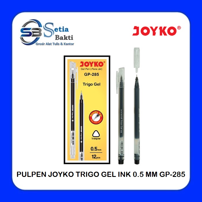 

JOYKO Pulpen TRIGO Gel Ink 0.5 mm GP 285 1 Pak - 12 Pcs