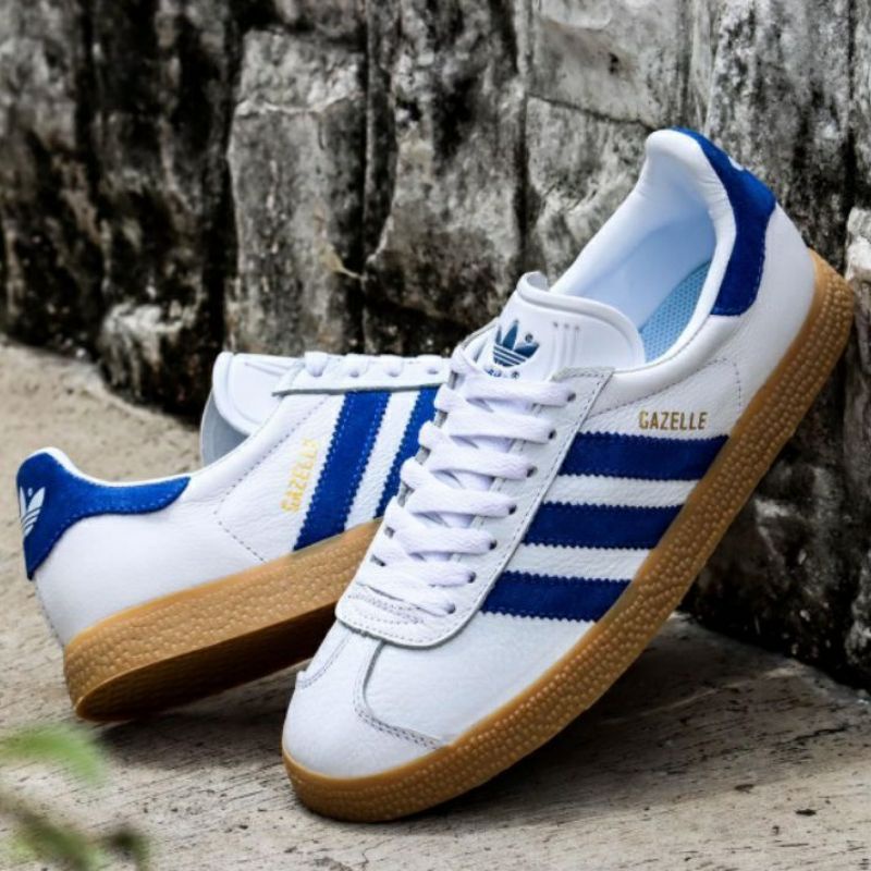 Adidas Gazelle Vintage White List Blue Original BNIB | Sepatu Adidas Gazelle 100% Original