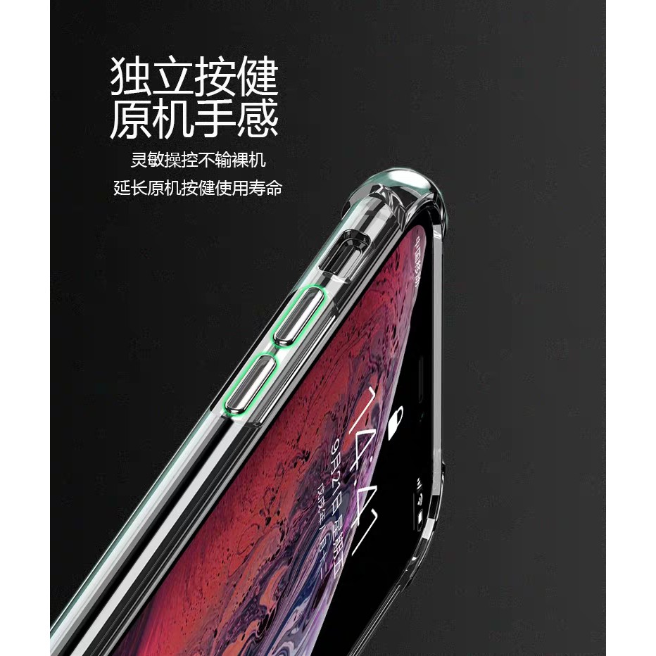 Case iPhone 7/8 Plus / XS / XR / XS Max / 11Pro Max shell transparan drop-proof TPU