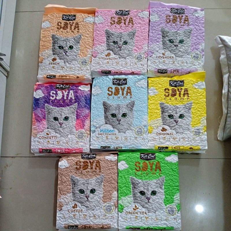 Pasir Kucing Soya kit cat Clump 7 liter