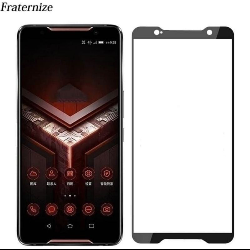 Asus Rog Phone New Tempered Glass Full Layar Anti Gores Kaca