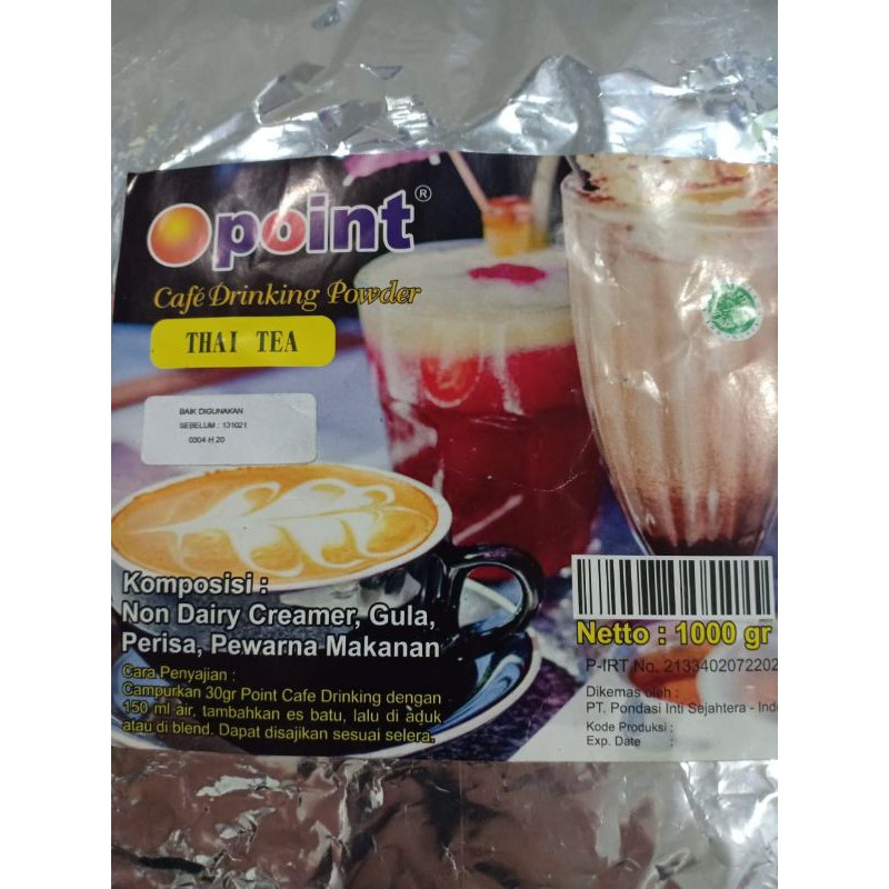

O Point Dringking powder Thai Tea