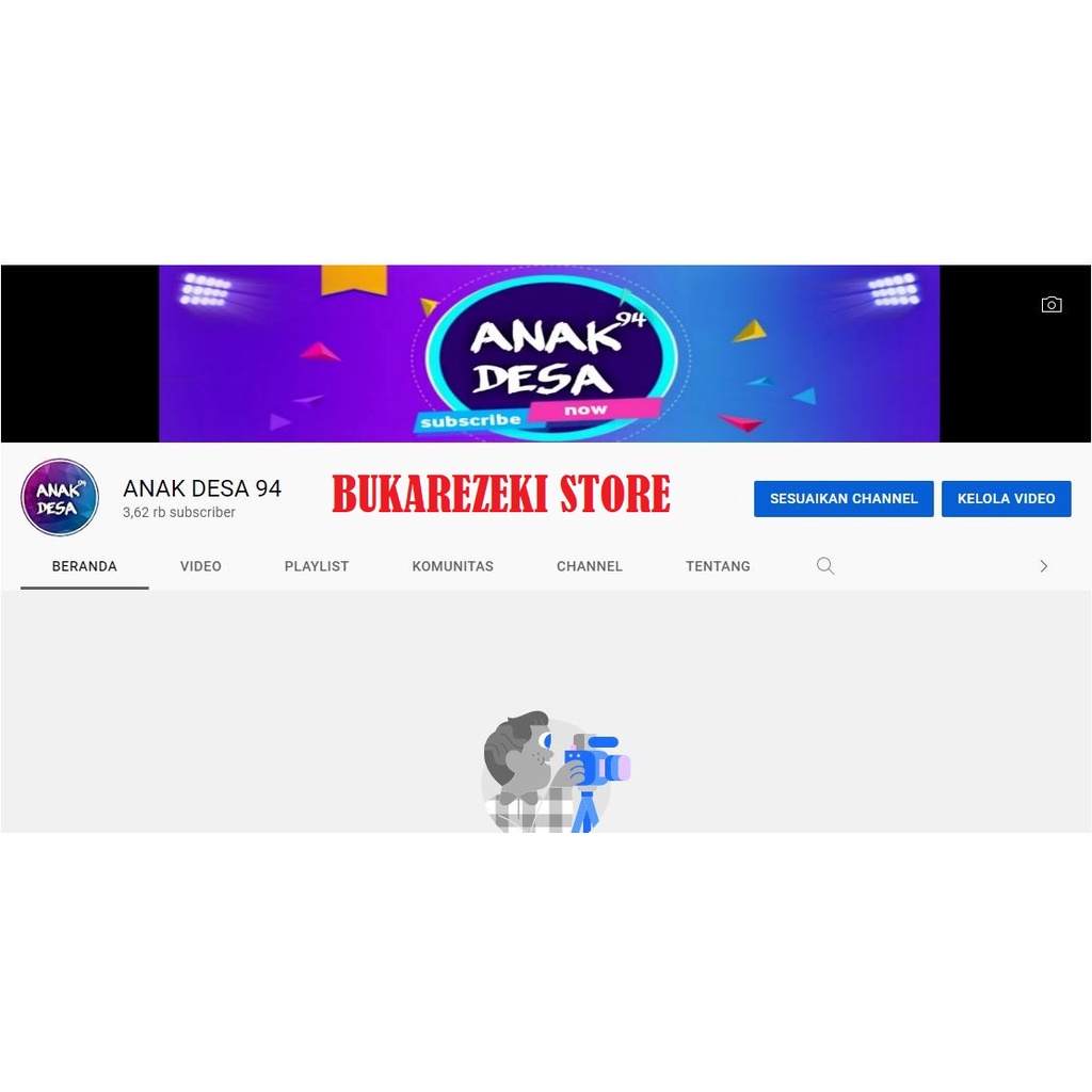 [SOLD] Akun Youtube Murah 3600 Subs sepaket ads tidak ada pelanggaran
