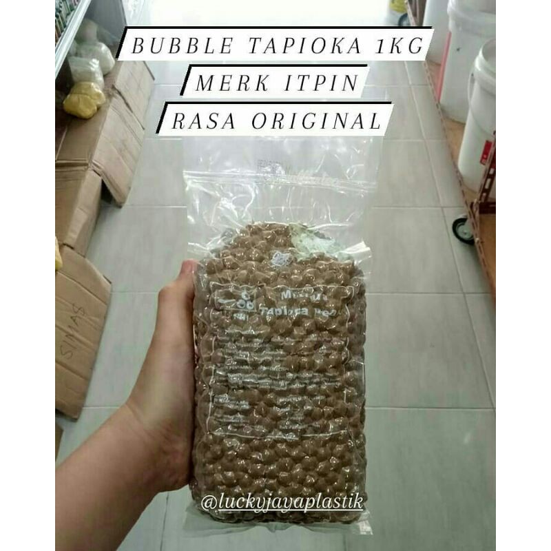 

Bubble Tapioca Itpin / Bubble Pearl / Boba Ori 1kg