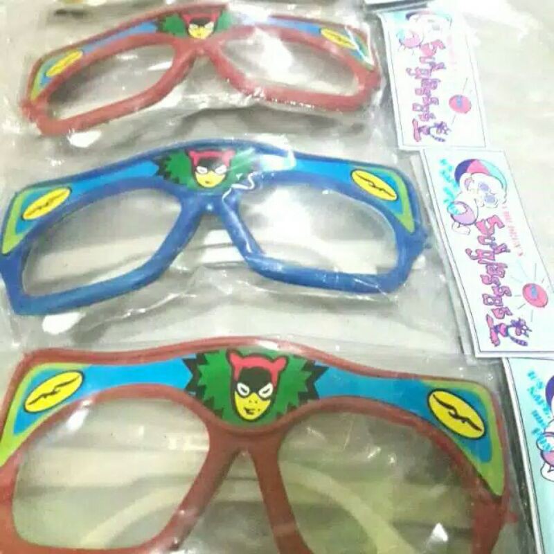 10PCS MAINAN  KACAMATA BADMAN