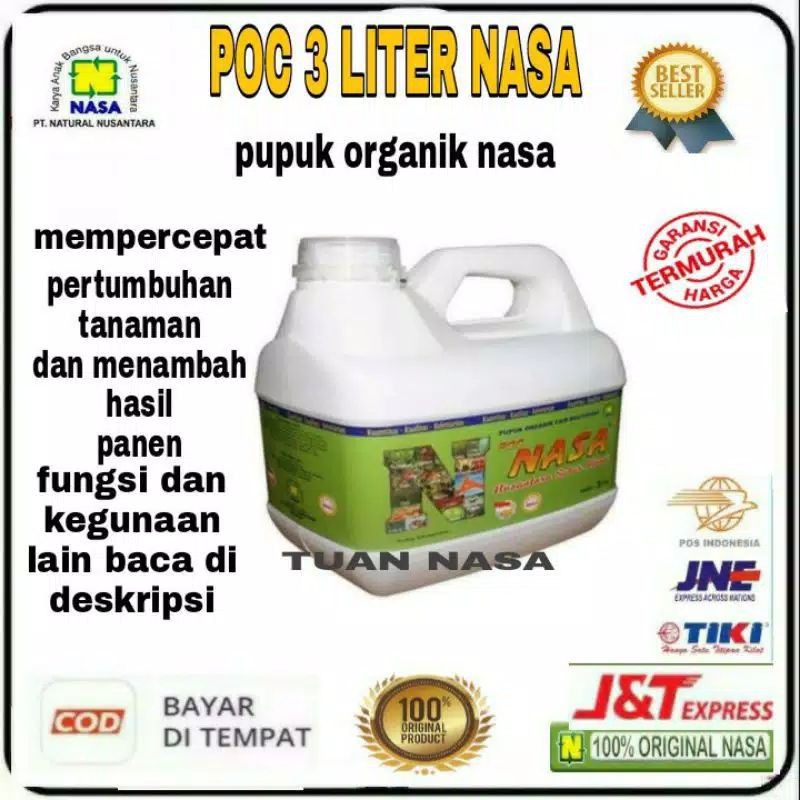 POC 3 LITER NASA - PUPUK PADI