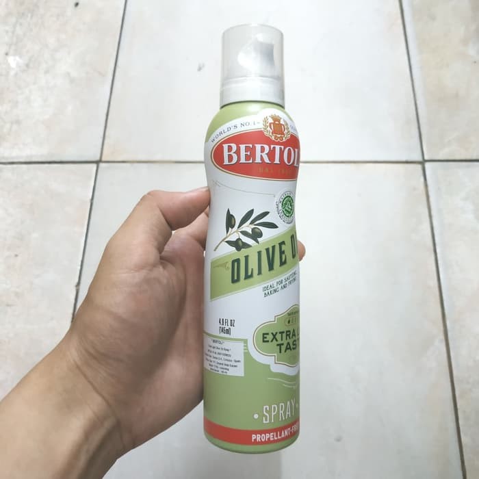 

Bertolli Extra Light Taste Olive Oil Spray 145 mL. Minyak Zaitun