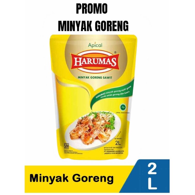 

PROMO MINYAK GORENG 2L - HARUMAS Minyak Goreng 2L