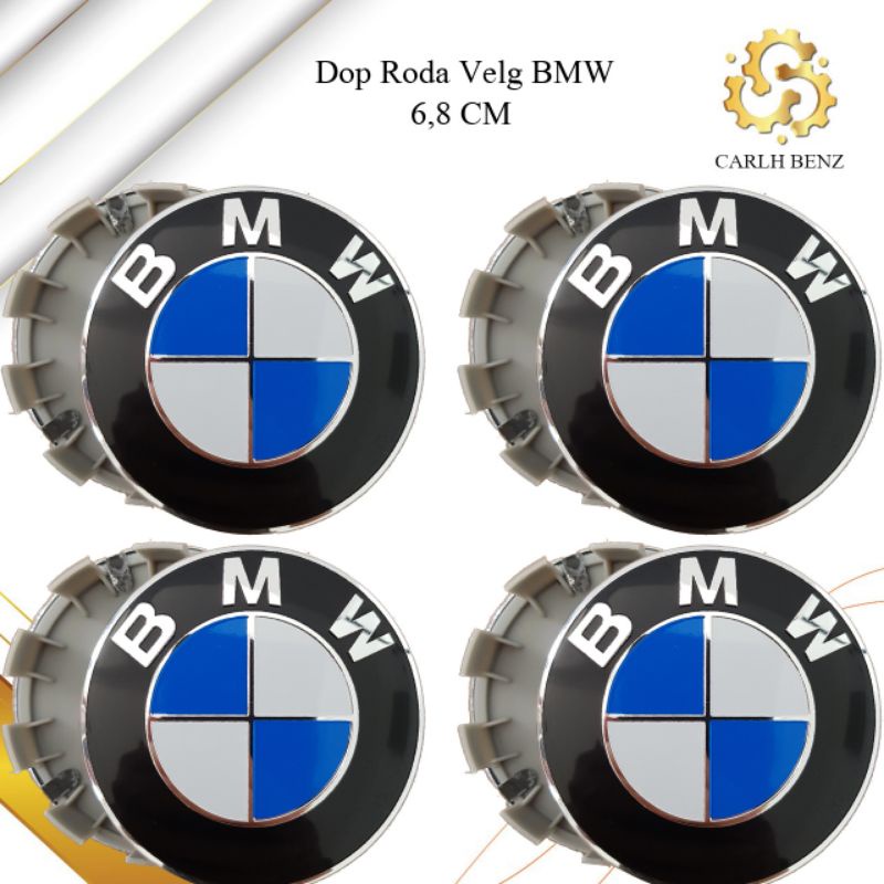DOP VELG RODA BMW EMBLEM BMW ORIGINAL 68MM / DOP RODA BMW ORI / TUTUP RODA WHEEL CENTER BMW VELG
