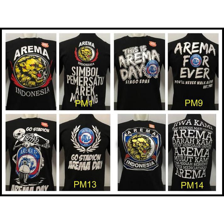 Kaos Arema Malang Aremania Indonesia