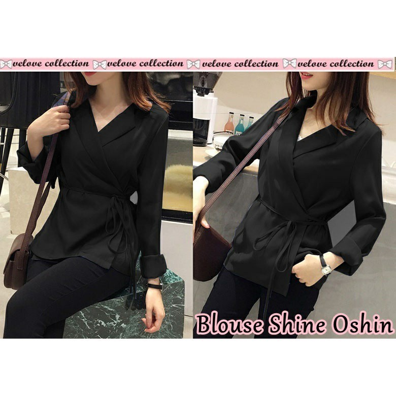 023 BLOUSE SHINE OSHIN Pakaian Wanita Dewasa  Gaya Kekinian Baru Murah Grosir Tanah Abang
