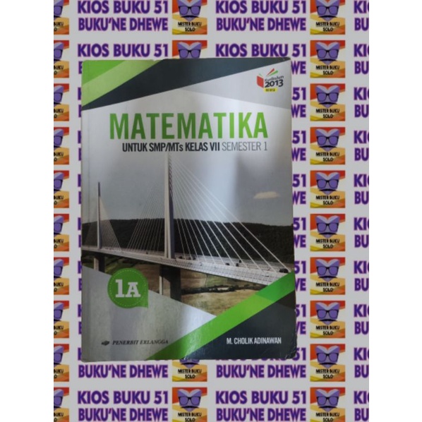 

Buku Paket Matematika Kelas 1A Penerbit Erlangga K13