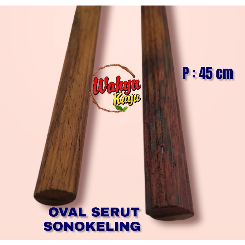 TANGKRINGAN / PANGKRINGAN OVAL SERUT SONOKELING KENARI PANJANG 45 CM PREMIUM