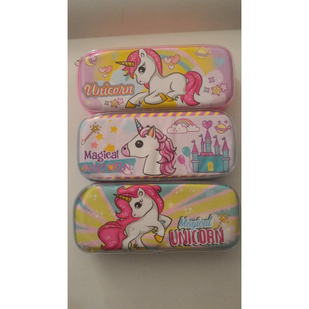 

Kotak Pensil Tempat Pensil Mika Unicorn