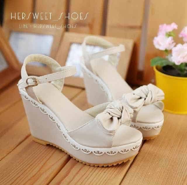 Wedges Wanita Sandal Lebaran Wanita 2022 Sandal Wanita Kekinian Sandal Wanita Wedges Sendal Wanita K