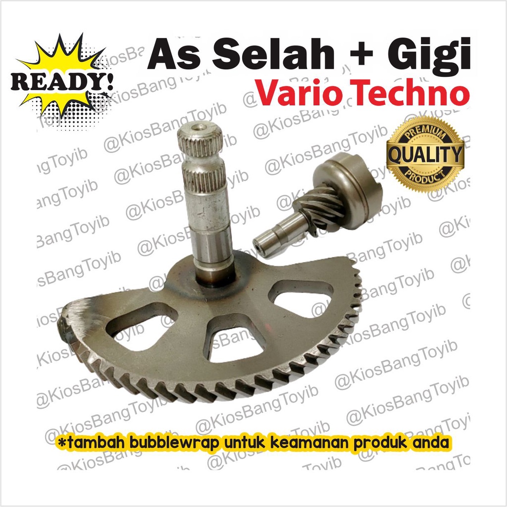 As Selah + Gigi Kampak Engkol Kick Stater Vario Techno