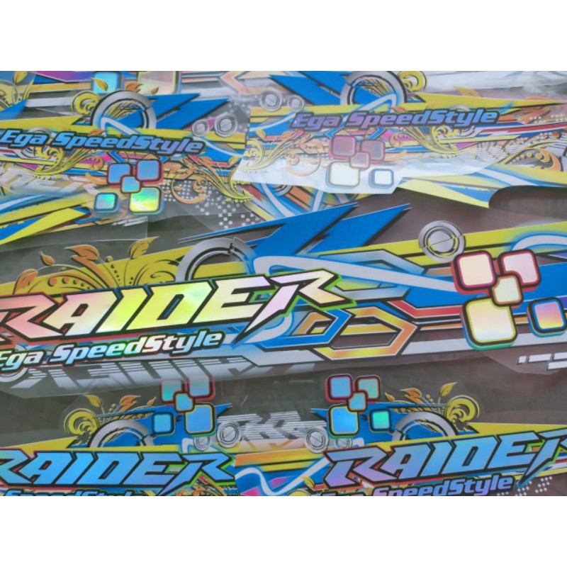 STRIPING SATRIA FU BARONG TRANSFARAN HOLOGRAM