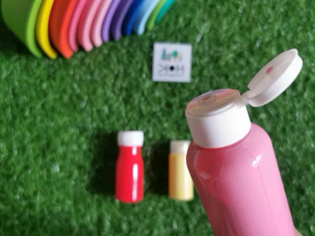 Cat lukis anak / giotto super washable finger paint share in bottle