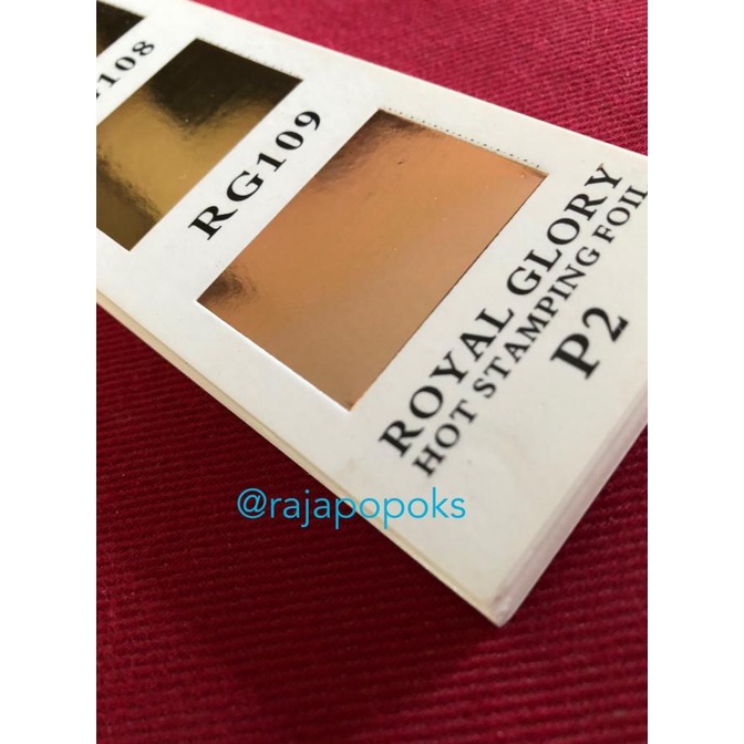 HOT STAMPING FOIL ROYAL GLORY RG ROSE GOLD 64 cm x 120 M