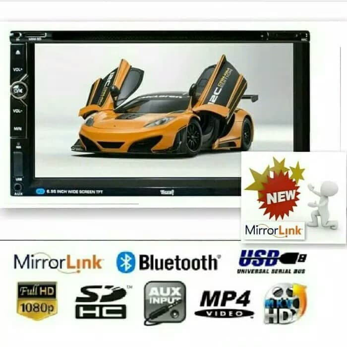 Double din THUMP MirrorLink MRZ MirrorLink AUDIOBANK JEC SSM